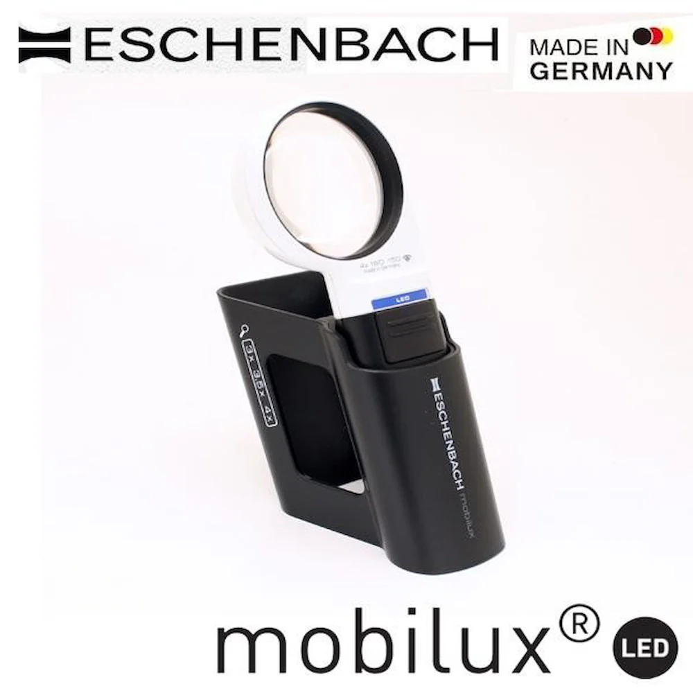 LEDワイドライトルーペ&専用スタンド 60mmΦ(4倍) 【直送品】 返品・キャンセル・他商品と同時購入は不可 - Image 2