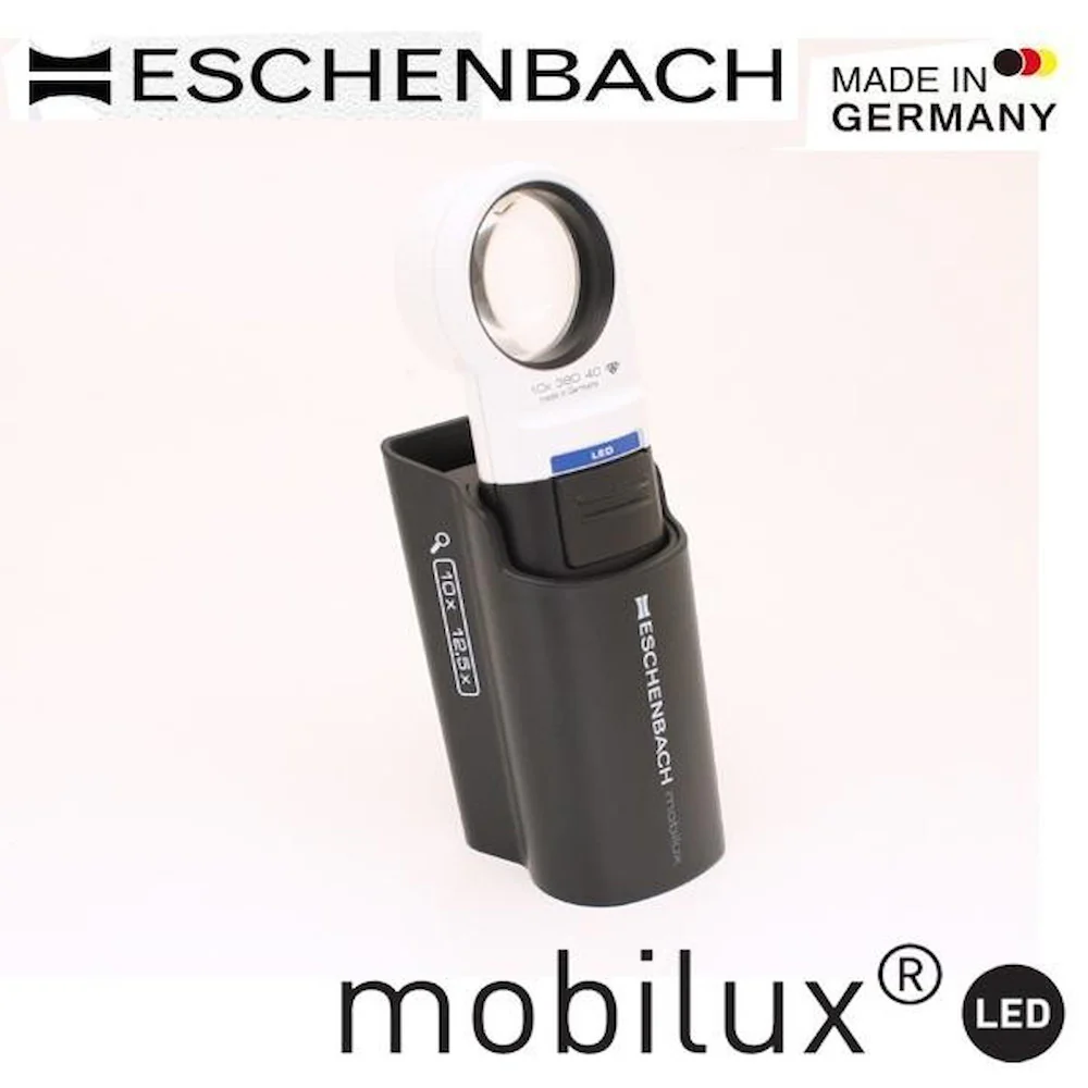LEDワイドライトルーペ＆専用スタンド 35mmΦ(10倍) 【直送品】 返品・キャンセル・他商品と同時購入は不可 - Image 2
