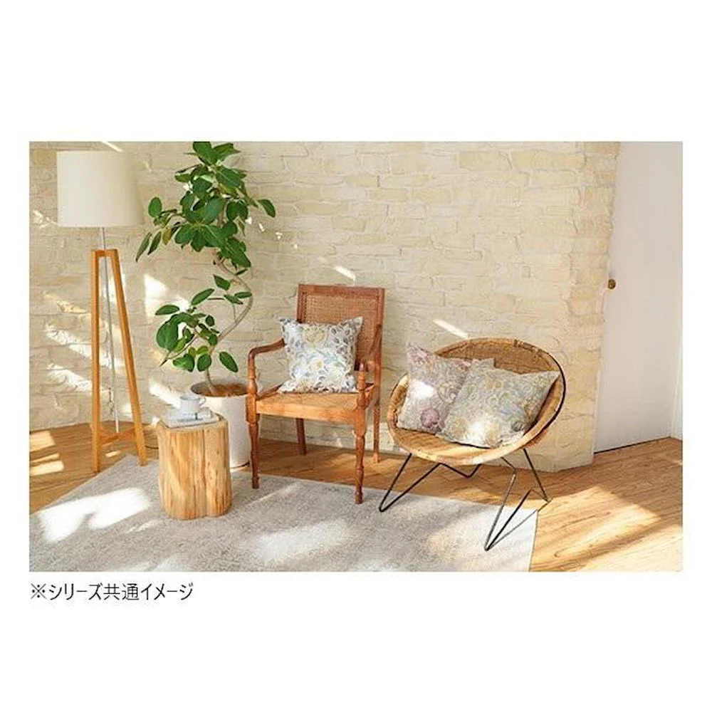 ウィルヘルミナ 背当クッションカバ- 45X45cm B ブルー 【直送品】 返品・キャンセル・他商品と同時購入は不可 - Image 4