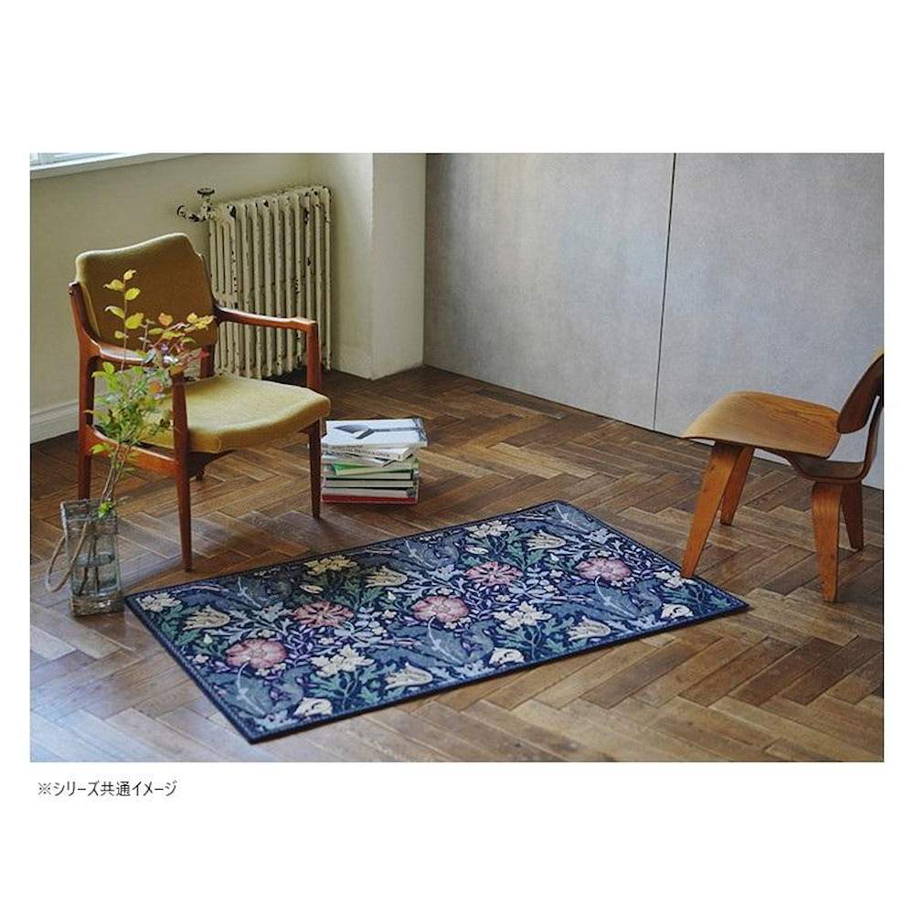 コンプトン マット 約90×154cm FH1713 DB ダークブルー 【直送品】 返品・キャンセル・他商品と同時購入は不可 - Image 4