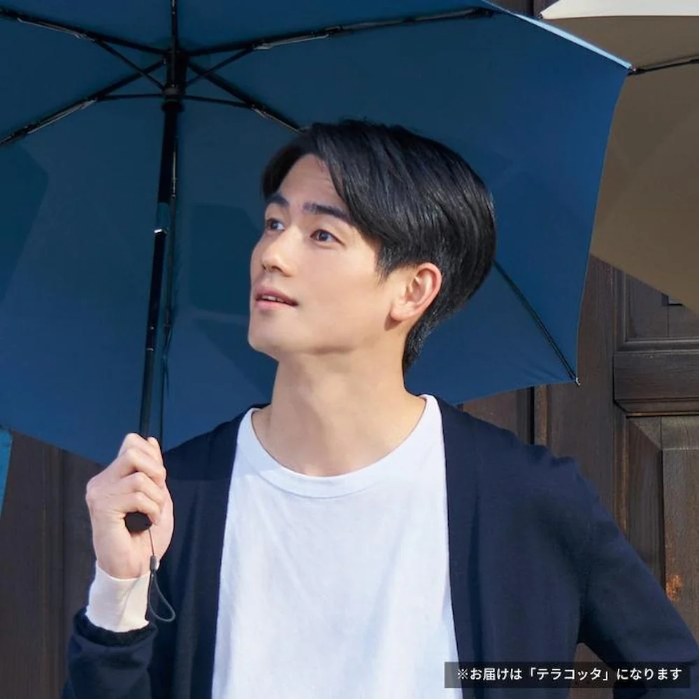 クイックシャット自動開閉 折りたたみ傘 55cm テラコッタ 【直送品】 返品・キャンセル・他商品と同時購入は不可 - Image 5