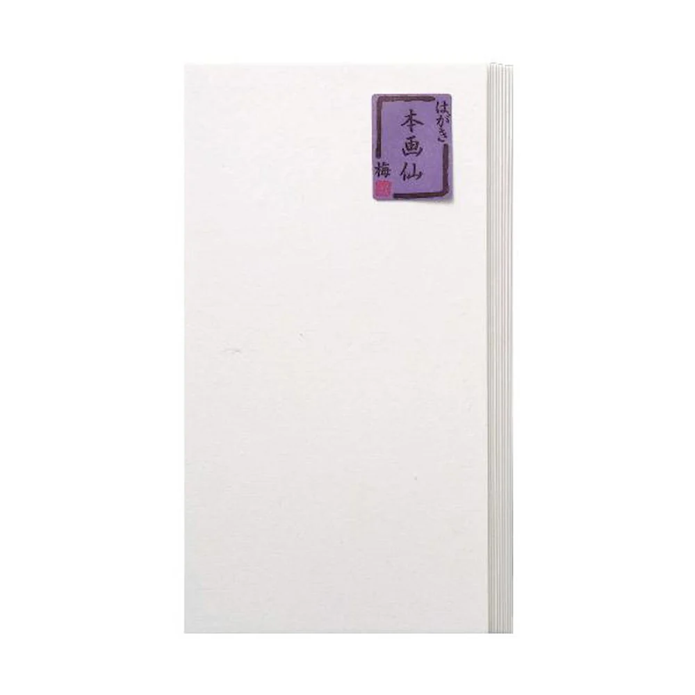 はがき長3判 本画仙 梅 100枚 BB63 【直送品】 返品・キャンセル・他商品と同時購入は不可