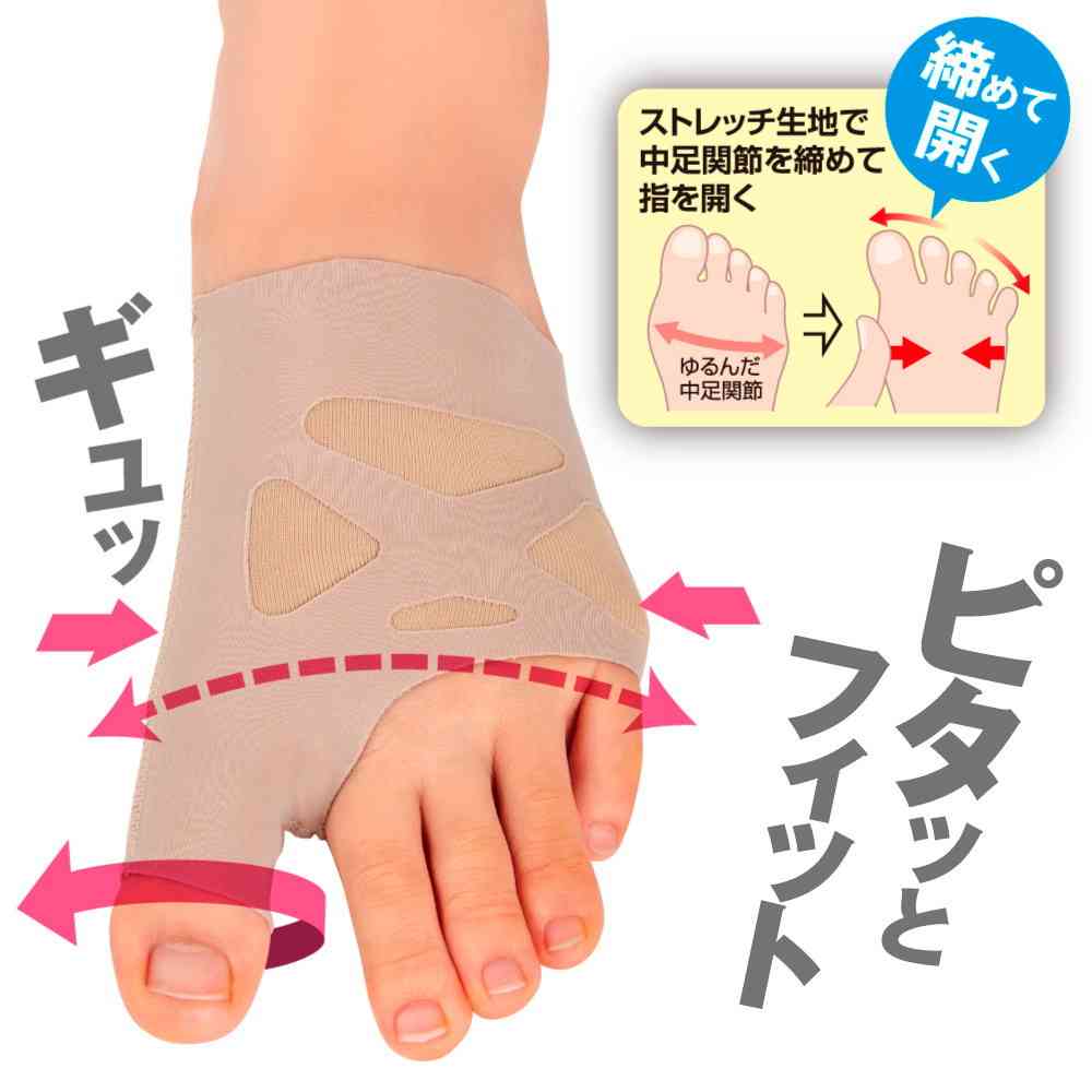 アルファックス お医者さんの(R)外反母趾サポーター ピタ肌 S 右 - Image 7
