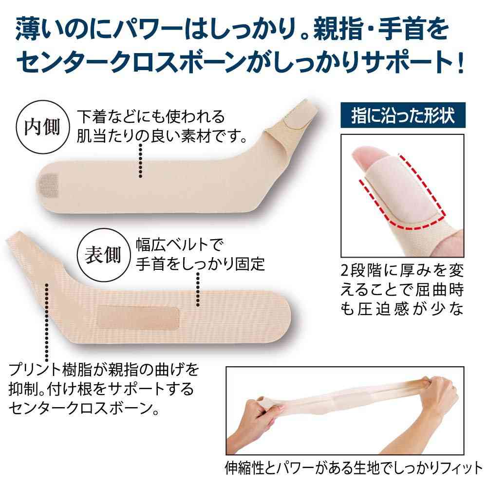 アルファックス お医者さんの手首サポーターベージュ 右手用M - Image 3