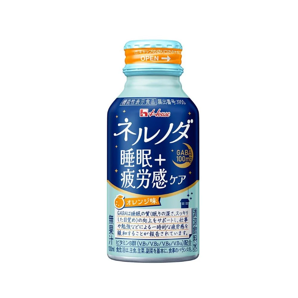 ◆【機能性表示食品】ハウス食品 ネルノダ睡眠+疲労感ケア 100ml×6本 - Image 3