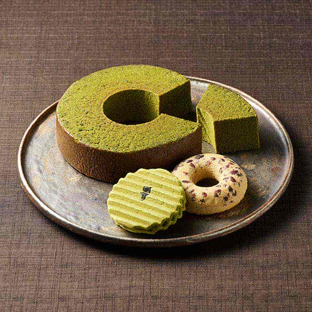 ◆京都 京寿楽庵 宇治抹茶バウム 扇×1箱 ◇ 【直送品】 返品・キャンセル・他商品と同時購入は不可