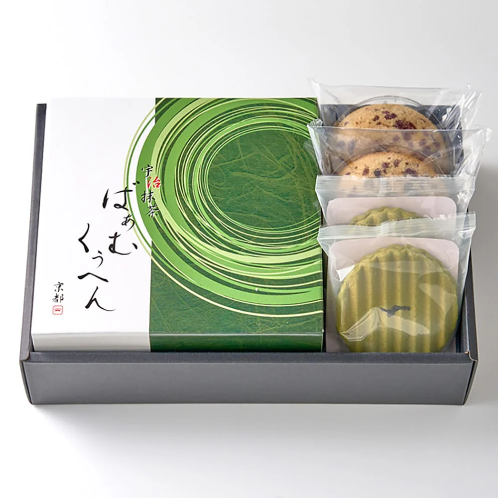 ◆京都 京寿楽庵 宇治抹茶バウム 扇×1箱 ◇ 【直送品】 返品・キャンセル・他商品と同時購入は不可 - Image 2
