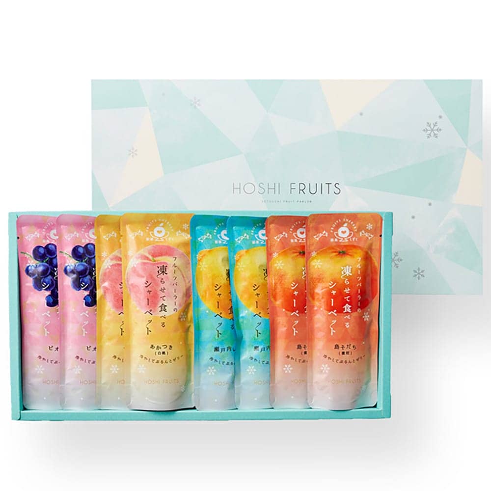 ◆凍らせて食べるシャーベット彩果しずく 8袋×1箱 ◇【直送品】 返品・キャンセル・他商品と同時購入は不可 - Image 4