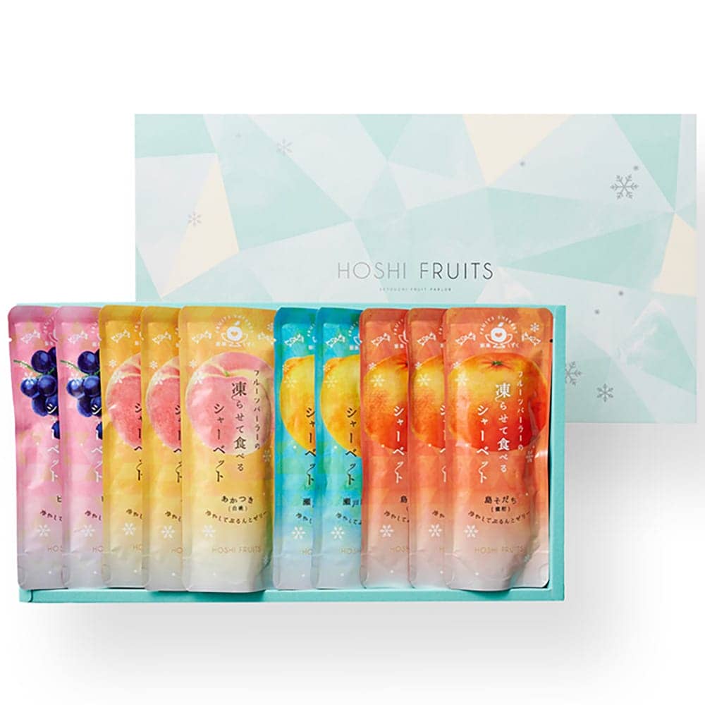 ◆凍らせて食べるシャーベット彩果しずく10袋×1箱 ◇【直送品】 返品・キャンセル・他商品と同時購入は不可 - Image 4