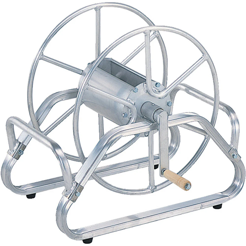 アルミ製ホース巻取機(リールのみ) 床置き型 MA1B 【直送品】 返品・キャンセル・他商品と同時購入は不可