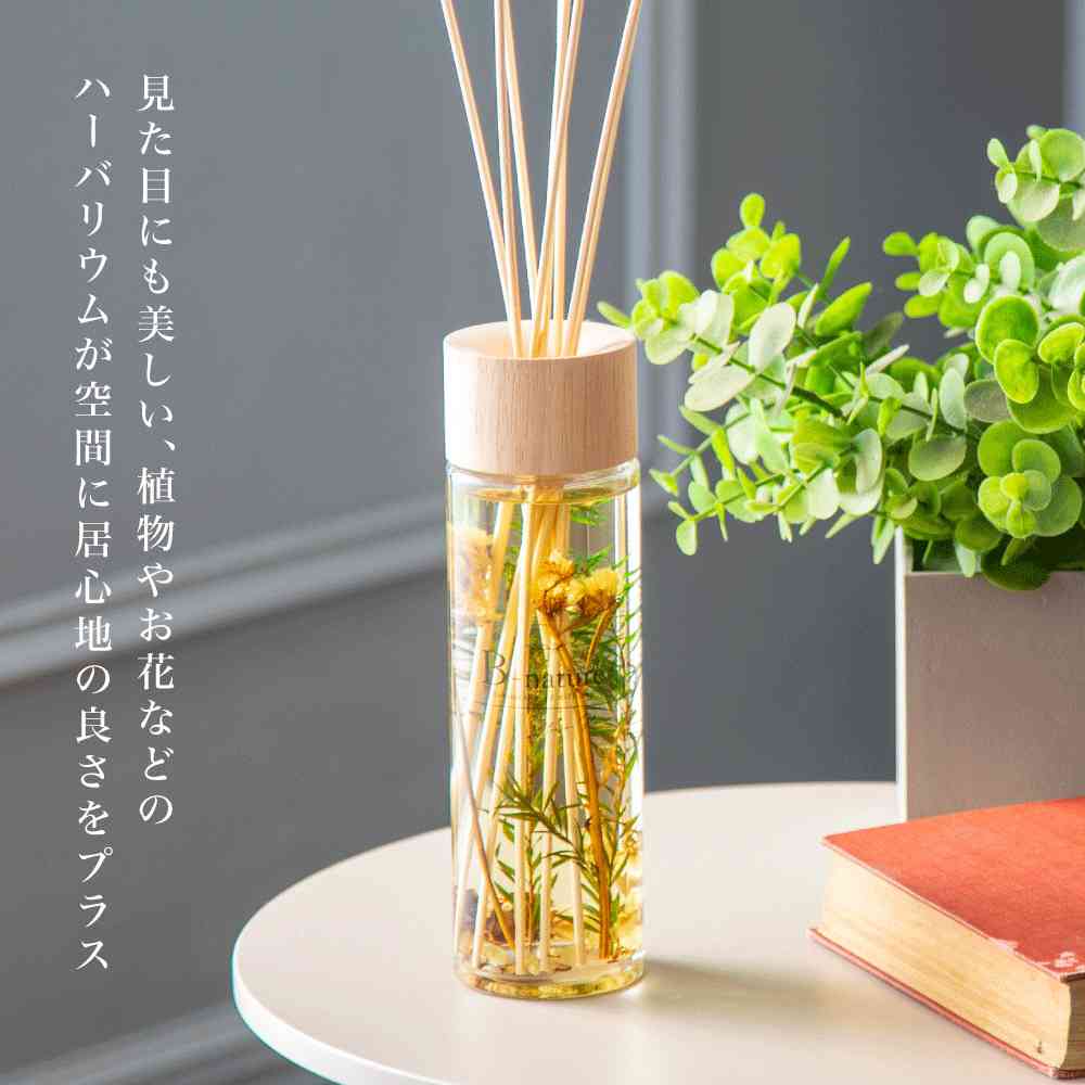 藤栄 B-nature リードディフューザー オリバーフラワー BN-006 430ml - Image 2