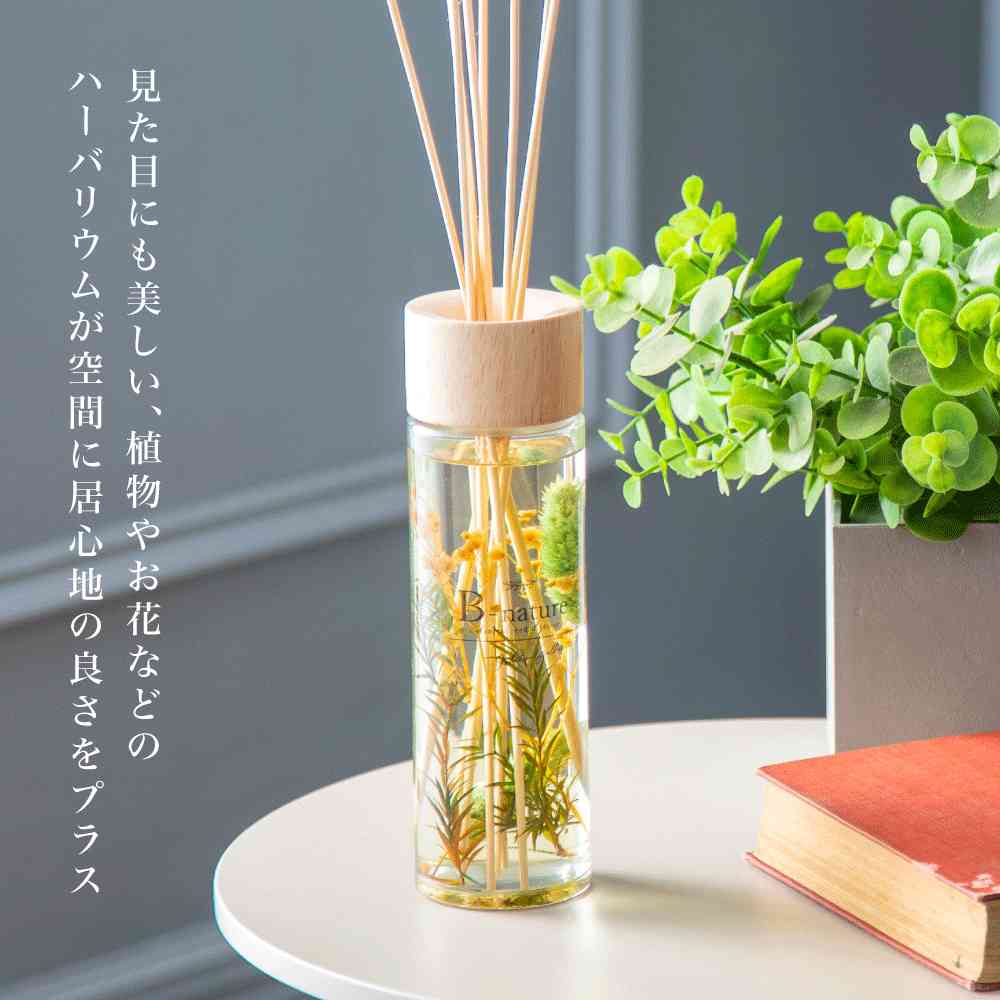 藤栄 B-nature リードディフューザー ホワイトガルバナム BN-009 430ml - Image 2