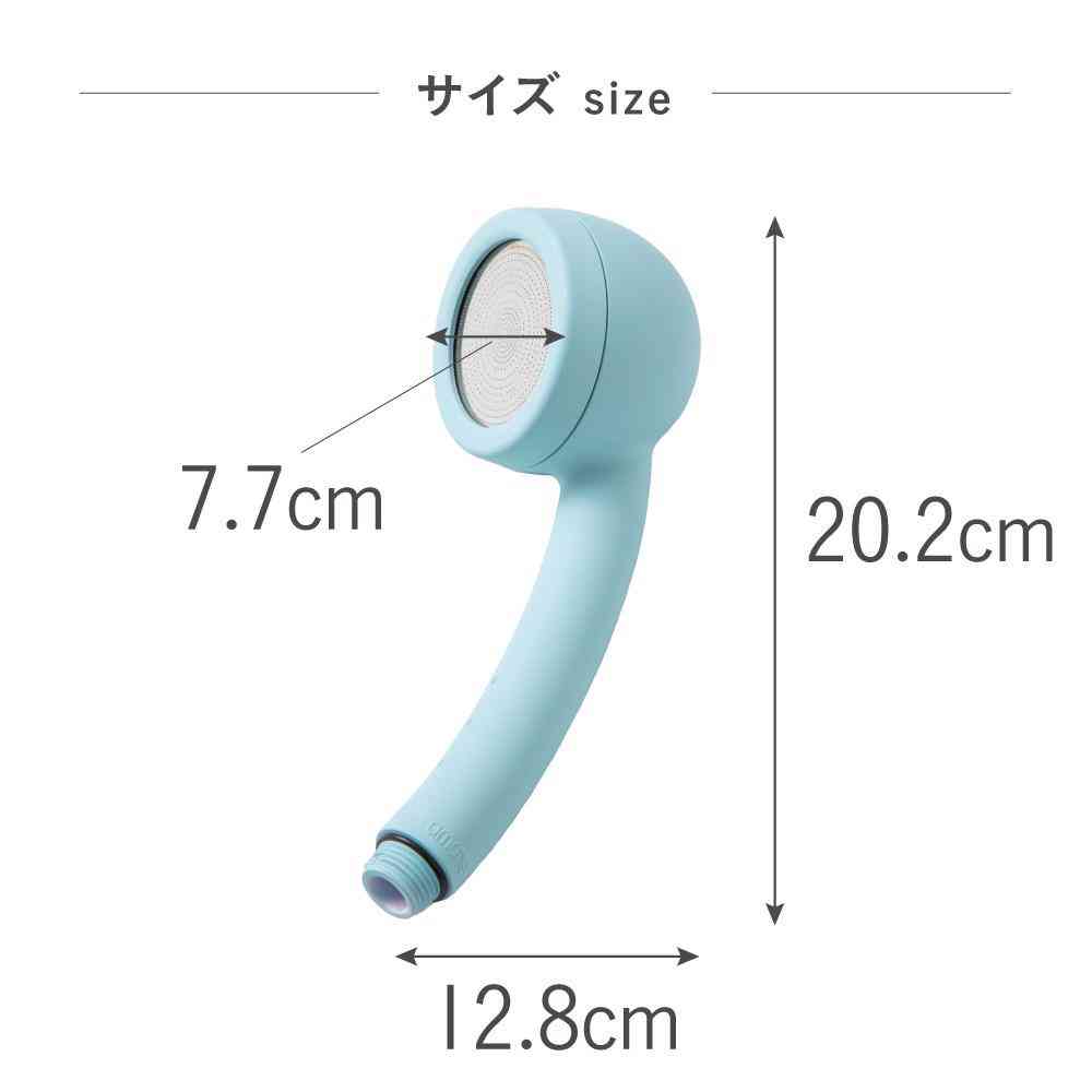 藤栄 AIRY DROP エアリードロップ 浄水シャワーヘッド ブルー AD-304 - Image 7