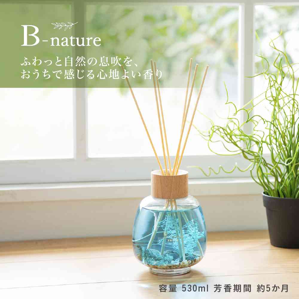 藤栄 B-nature リードディフューザー フルーティー BN-023 530ml - Image 4