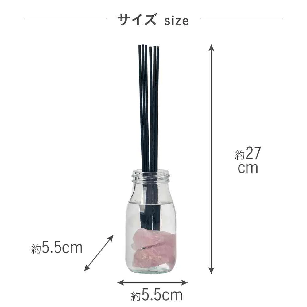 藤栄 B-nature ジュエリー リードディフューザー ローズクォーツ BN-031 180ml - Image 7