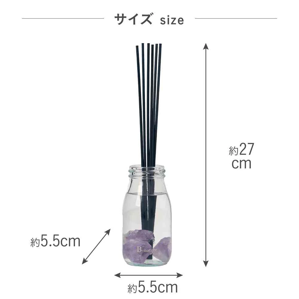 藤栄 B-nature ジュエリー リードディフューザー アメジスト BN-036 180ml - Image 7