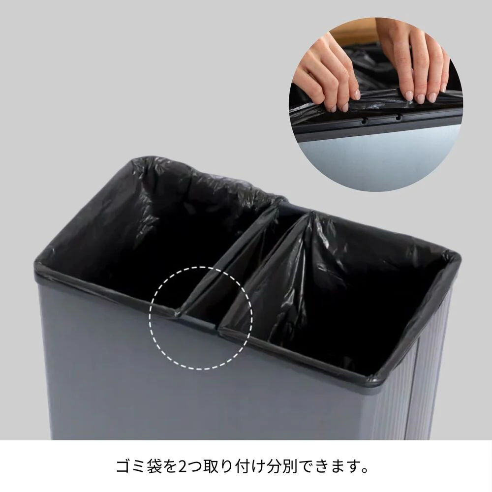 藤栄 Verto ダストボックス脚付き  パールローズ CV-142 54L - Image 4