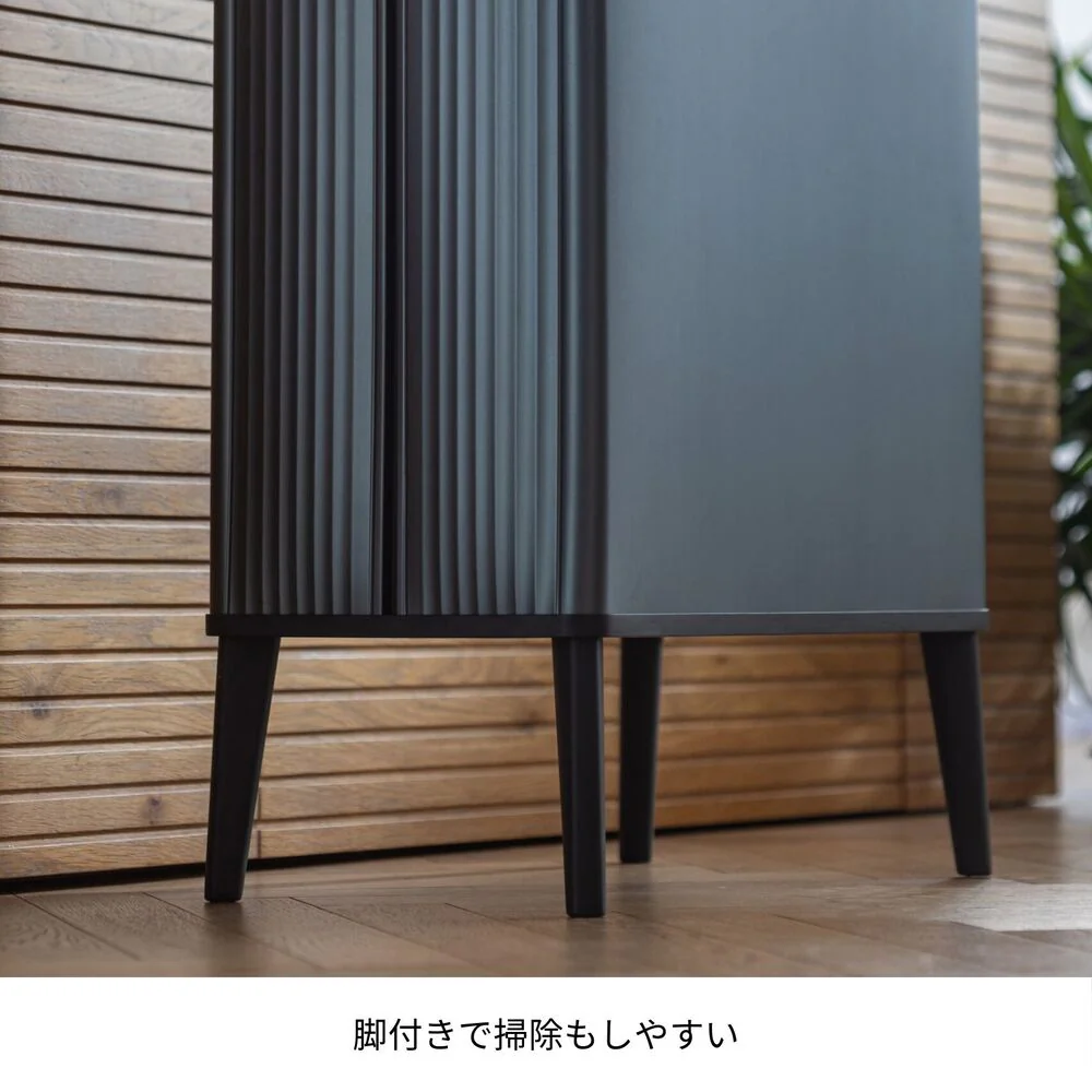 藤栄 Verto ダストボックス脚付き  パールローズ CV-142 54L - Image 6