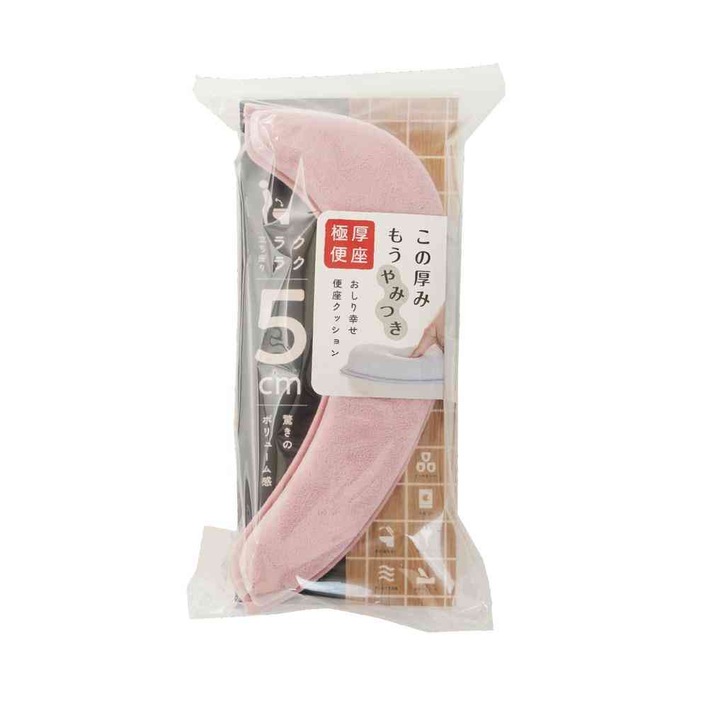藤栄 マシュマロ便座クッション 極厚 ピンク MG-101 - Image 9
