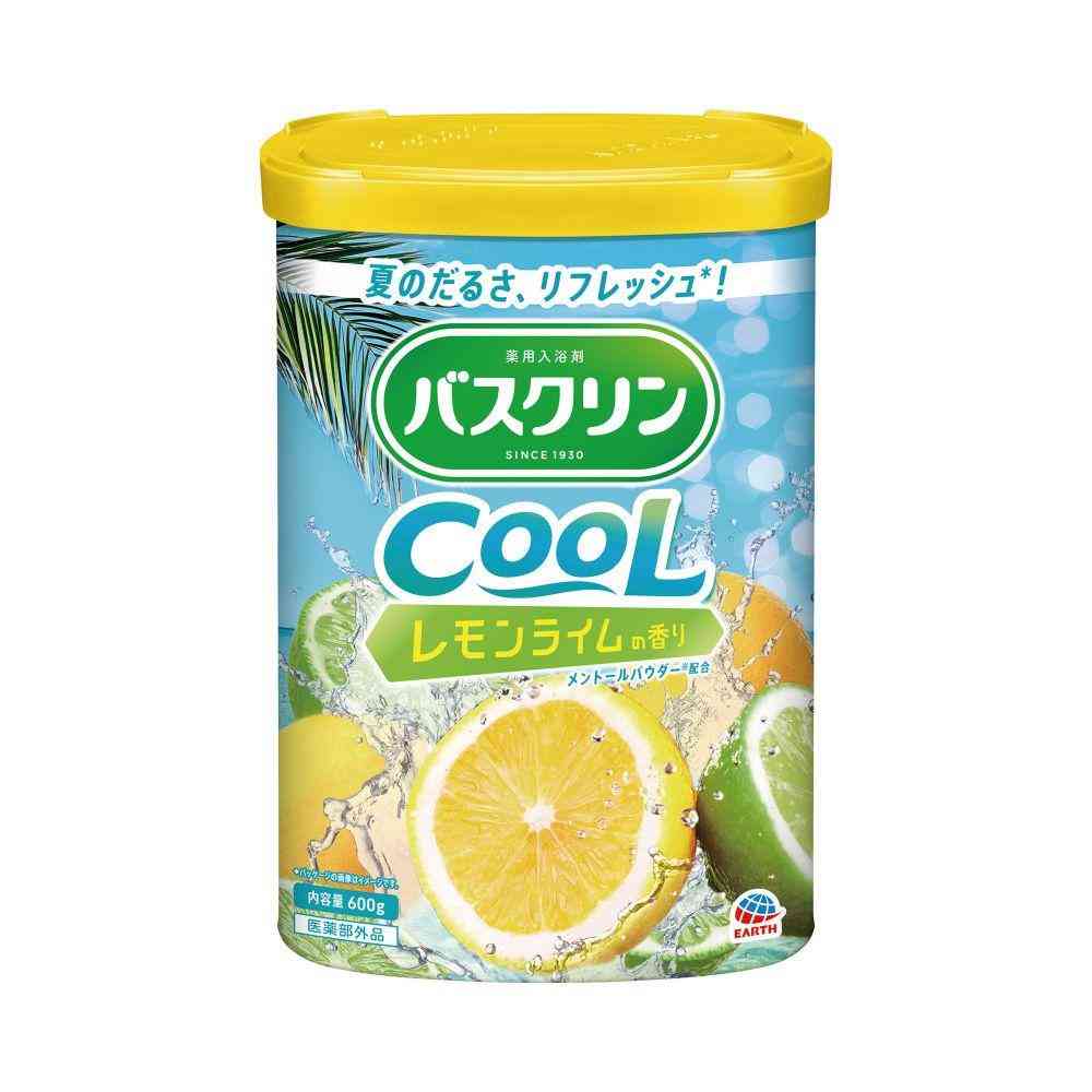 【医薬部外品】アース製薬 バスクリンクール レモンライムの香り 600g