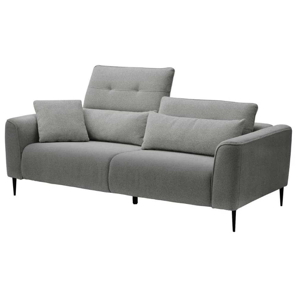 3人掛けソファ スキータ ダークグレー 447154 【直送品】 返品・キャンセル・他商品と同時購入は不可