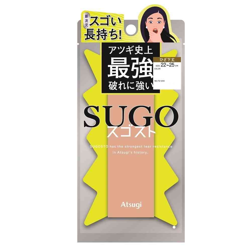 アツギスゴスト 破れに強い 素肌感 ひざ下丈 ブラック