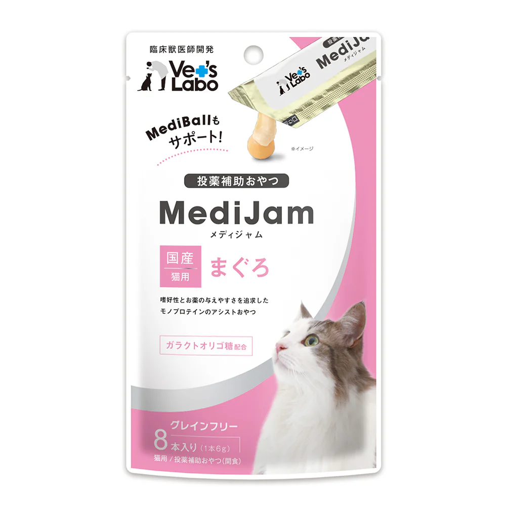 ジャパンペットコミュニケーションズ 猫用 メディジャム まぐろ 6g×8本