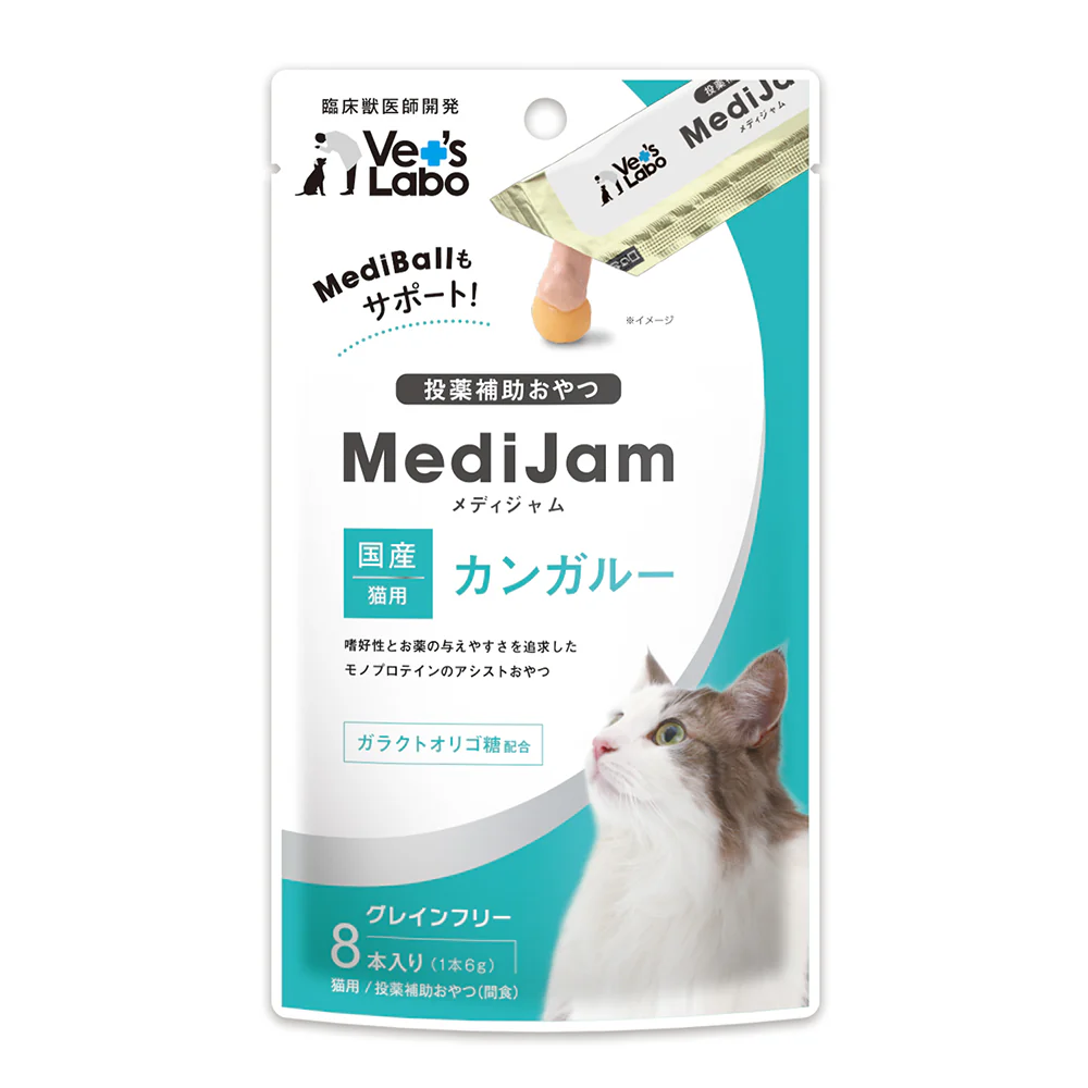 ジャパンペットコミュニケーションズ 猫用 メディジャム カンガルー 6g×8本