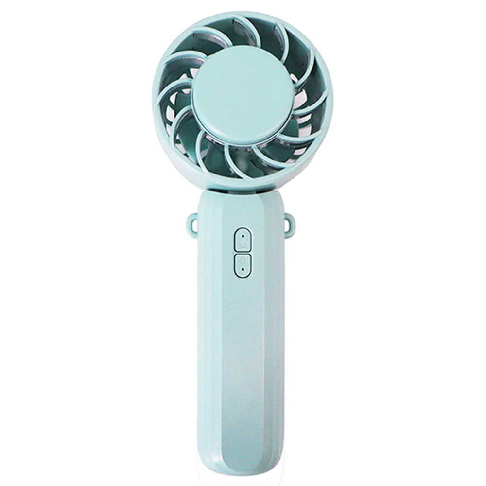 ICEカラープレート付ハンディファン エアリーブルー 約170g