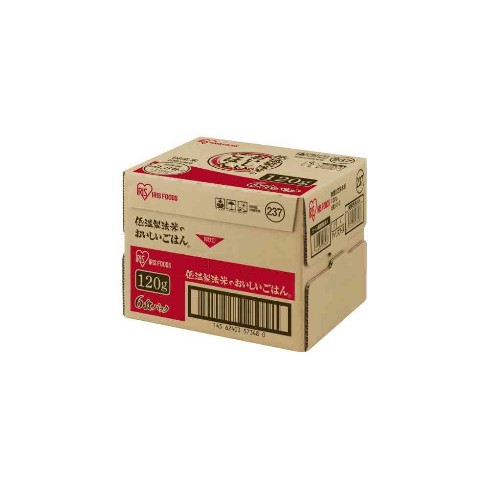 ◆アイリスフーズ 低温製法米のおいしいごはん 国産米 120g×6パック - Image 3