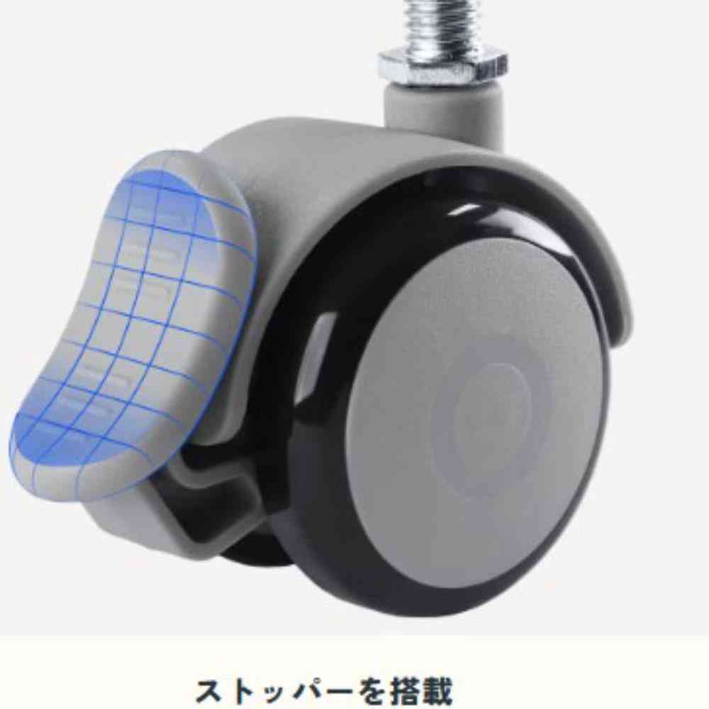 スタンディングデスク用 キャスター W2-JA 【直送品】 返品・キャンセル・他商品と同時購入は不可 1セット(4個入) - Image 4