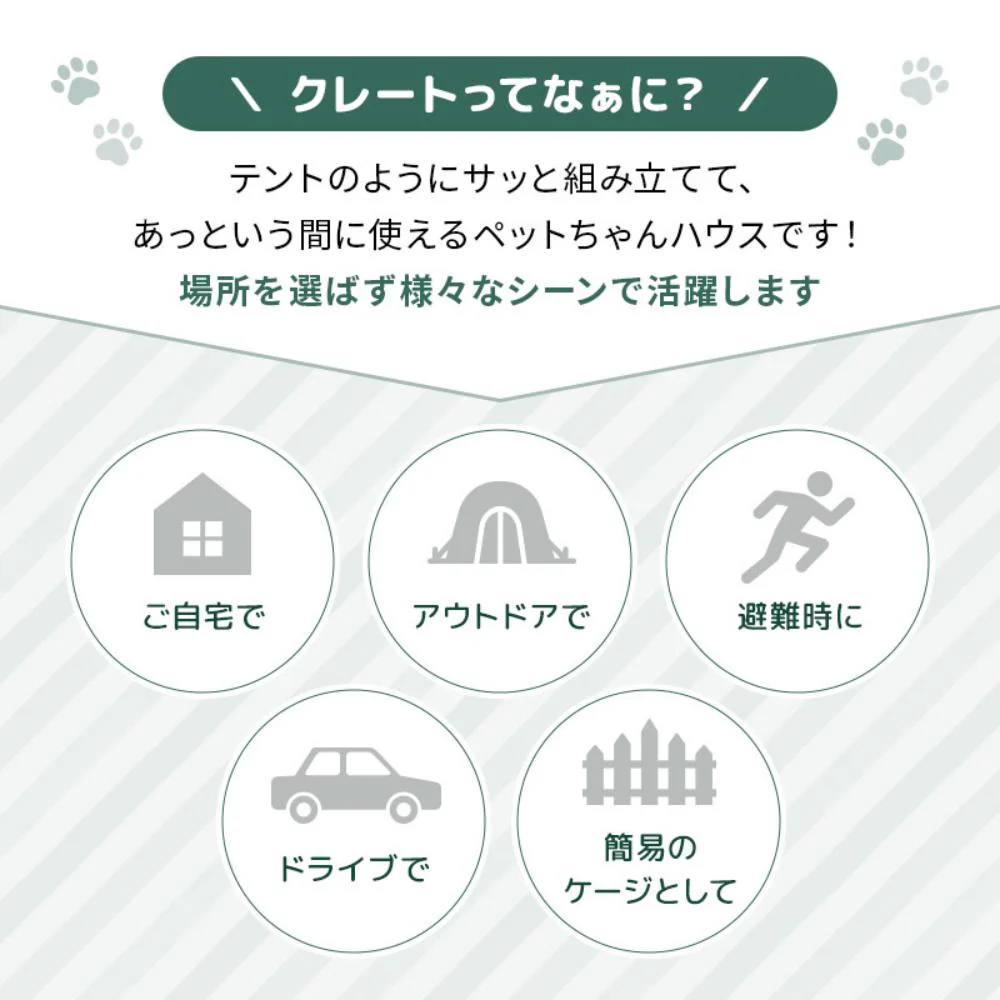 ダイヤル式コンパクトクレート ワンタッチだわんっ S ネイビー 【直送品】 返品・キャンセル・他商品と同時購入は不可 - Image 3