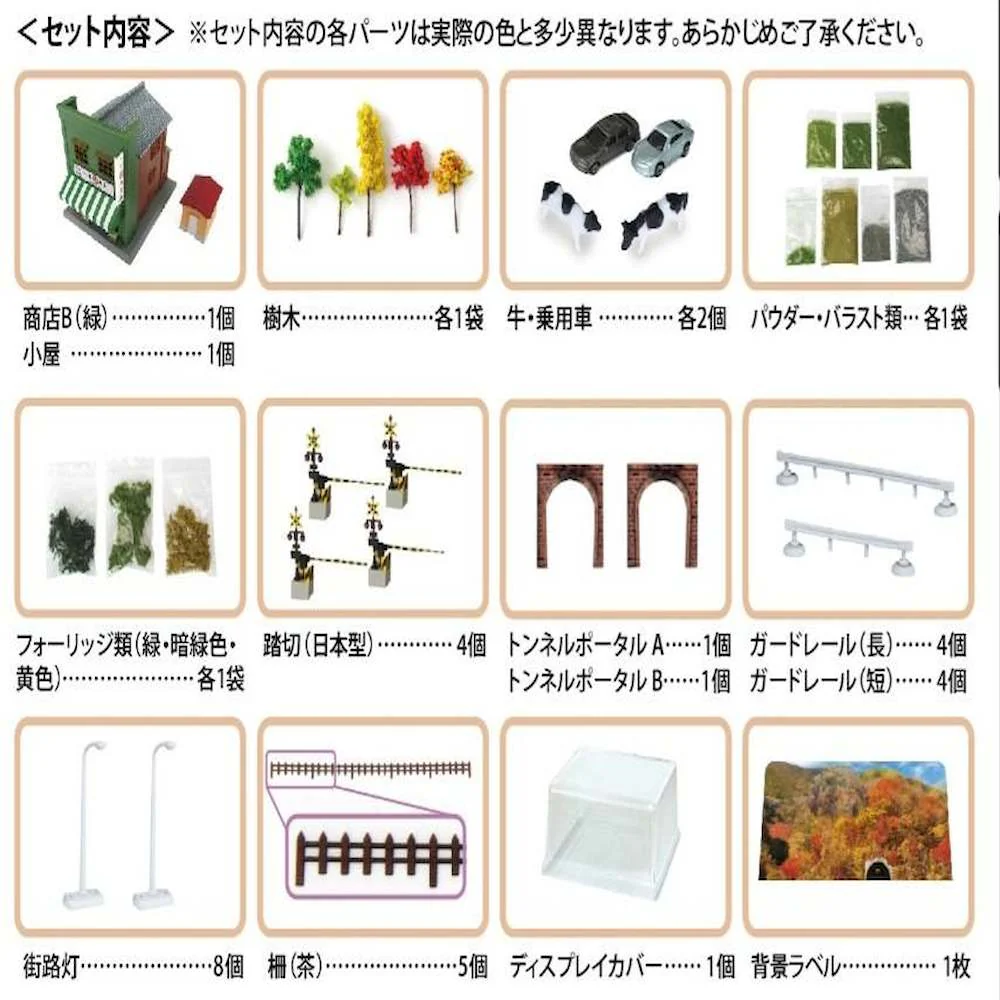 Zショーティーミニレイアウトセット （トンネルタイプ）専用情景セット3 【直送品】 返品・キャンセル・他商品と同時購入は不可 - Image 2