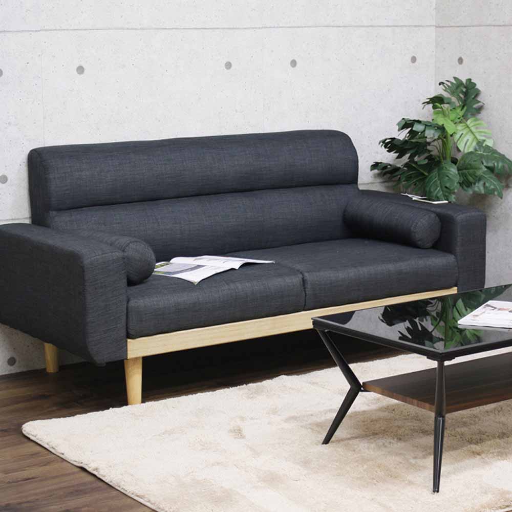 2口コンセント付き2.5人掛けソファ SO-20-GY 【直送品】 返品・キャンセル・他商品と同時購入は不可 - Image 3