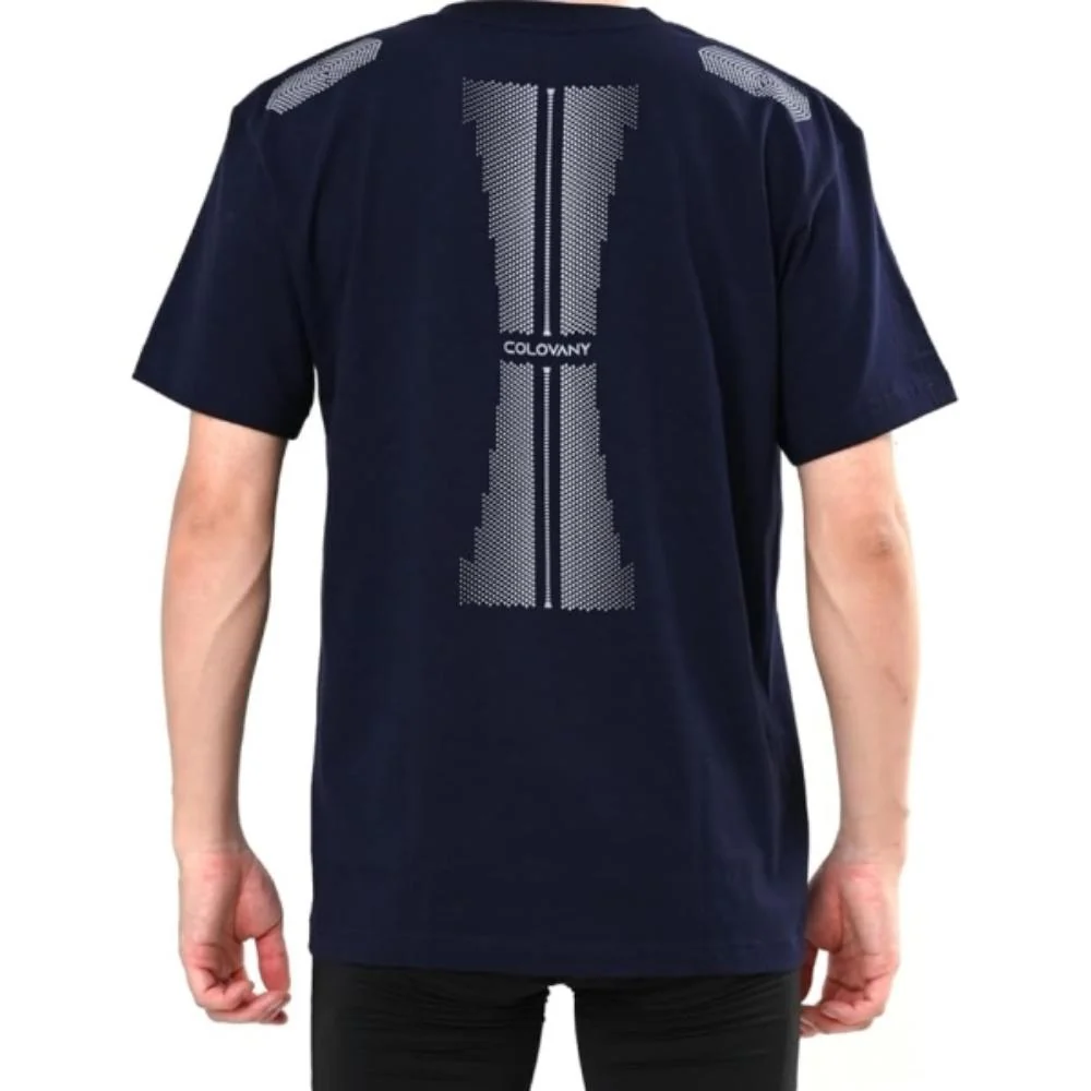コロバニィ コットン Tシャツ L ネイビー 10608L 【直送品】 返品・キャンセル・他商品と同時購入は不可 - Image 3