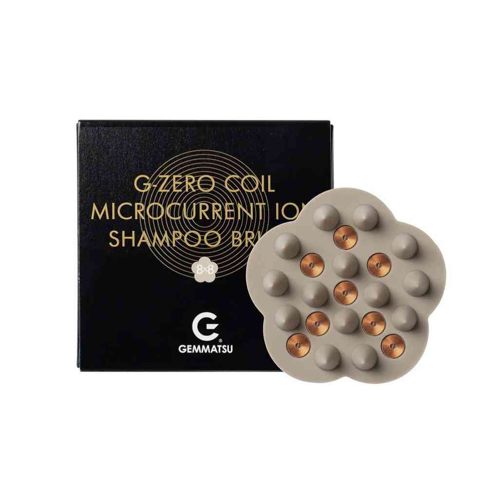 原末石鹸 G-ZERO COIL マイクロカレント イオン シャンプーブラシ 1個 - Image 2