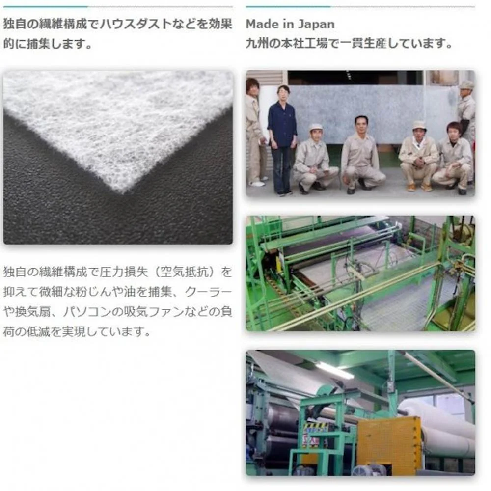 エコフレギュラー フィルターロール巻き 幅90cm×厚み2mm×50m 【直送品】 返品・キャンセル・他商品と同時購入は不可 - Image 4