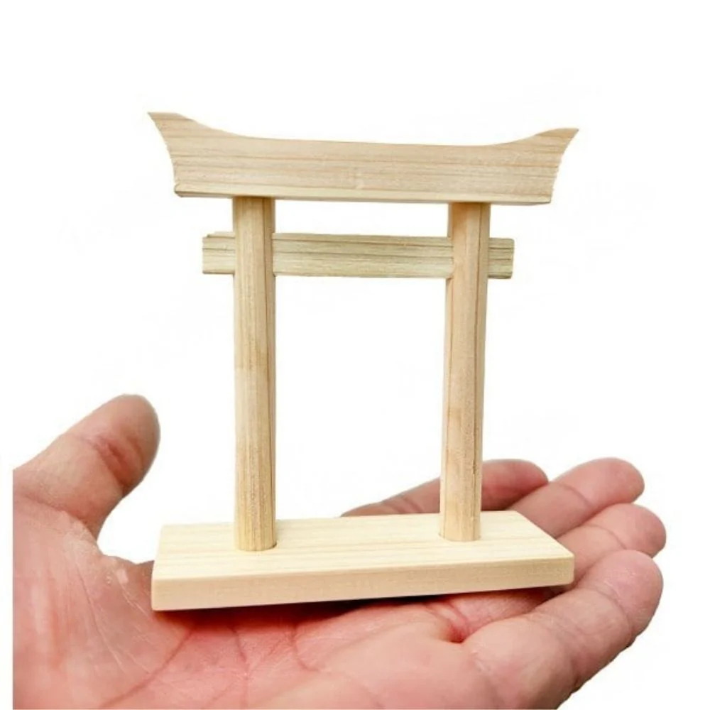 ミニS榊 角立て 鳥居付き神棚大セット ST-036 【直送品】 返品・キャンセル・他商品と同時購入は不可 - Image 2
