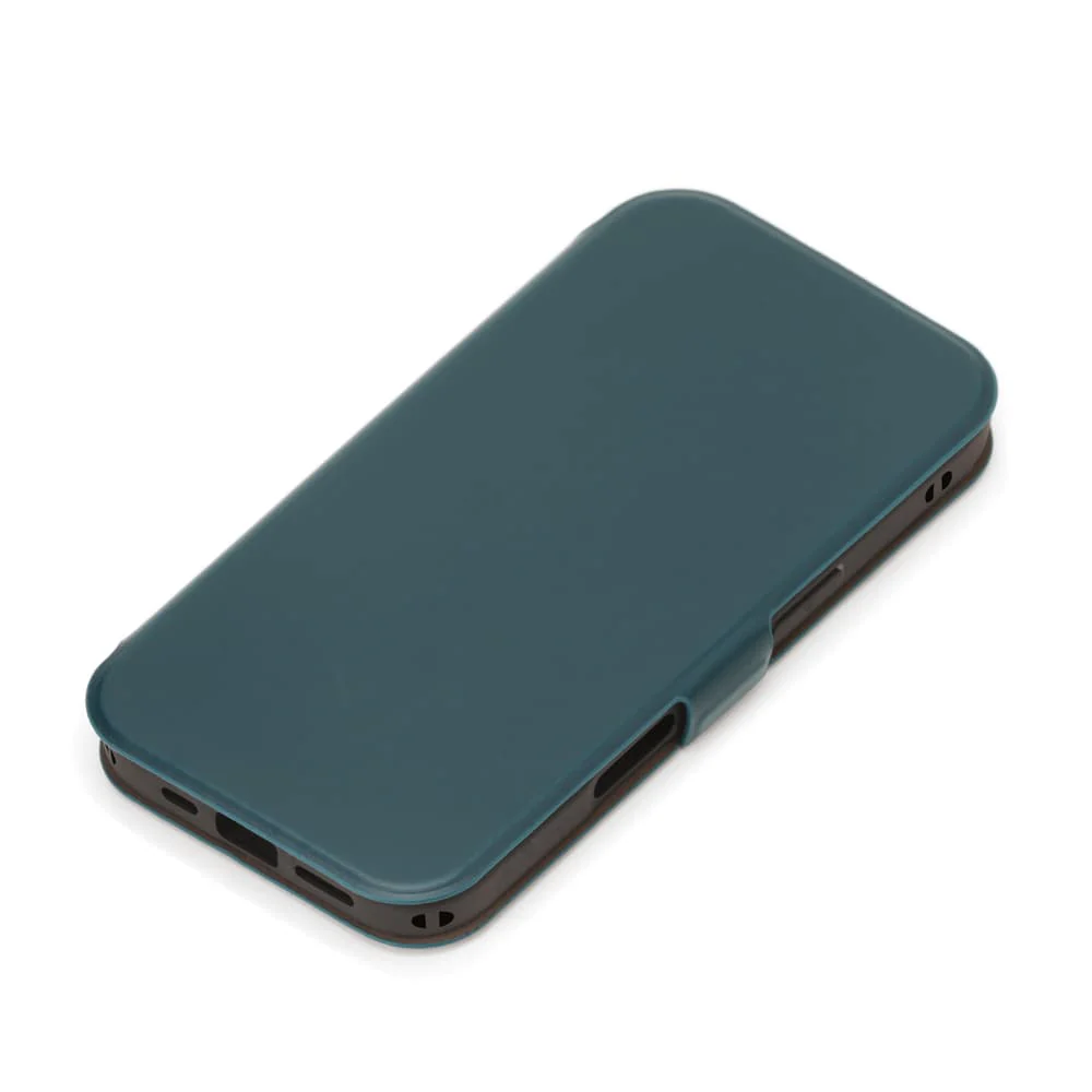 PGA iPhone 17用 スリムフリップカバー ブルー PG-25AFP05BL 65g