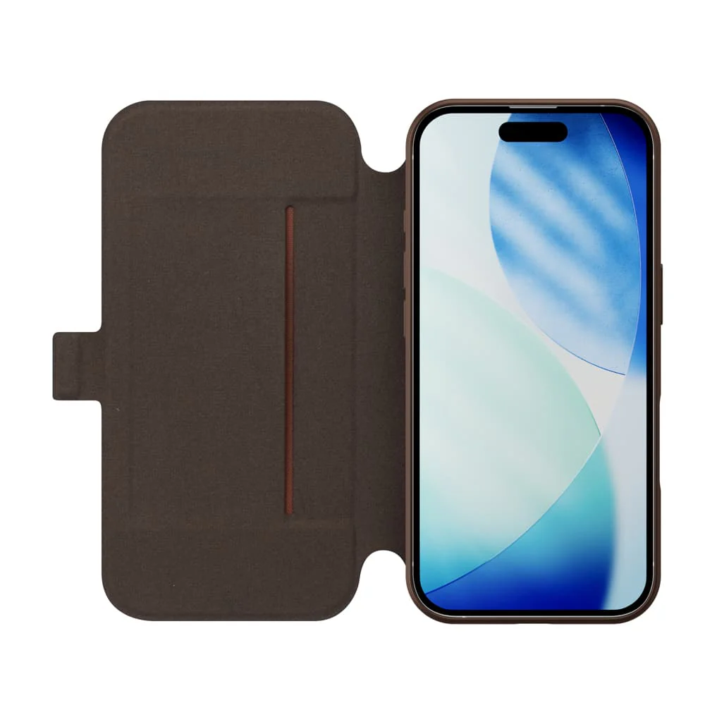 PGA iPhone 17用 スリムフリップカバー ブルー PG-25AFP05BL 65g - Image 4