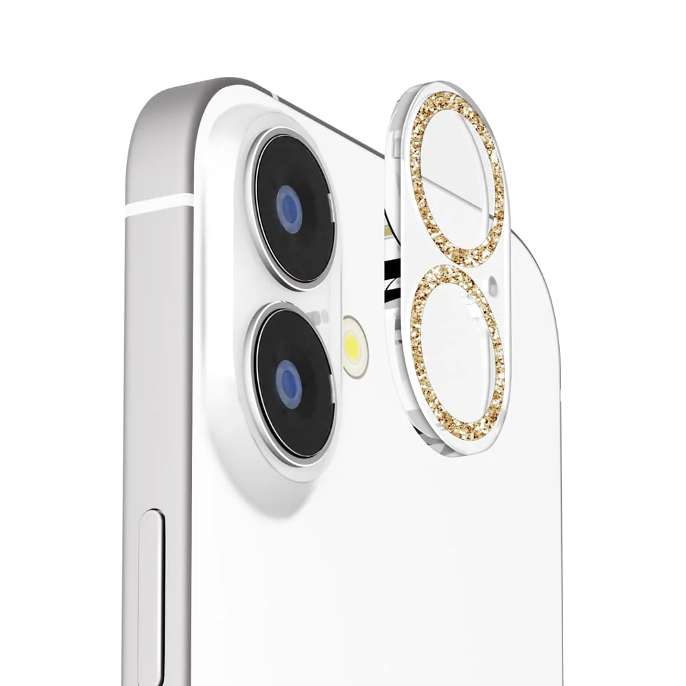 PGA iPhone 17／16／16 Plus用 カメラフルプロテクター ラメピンクゴールド 2g