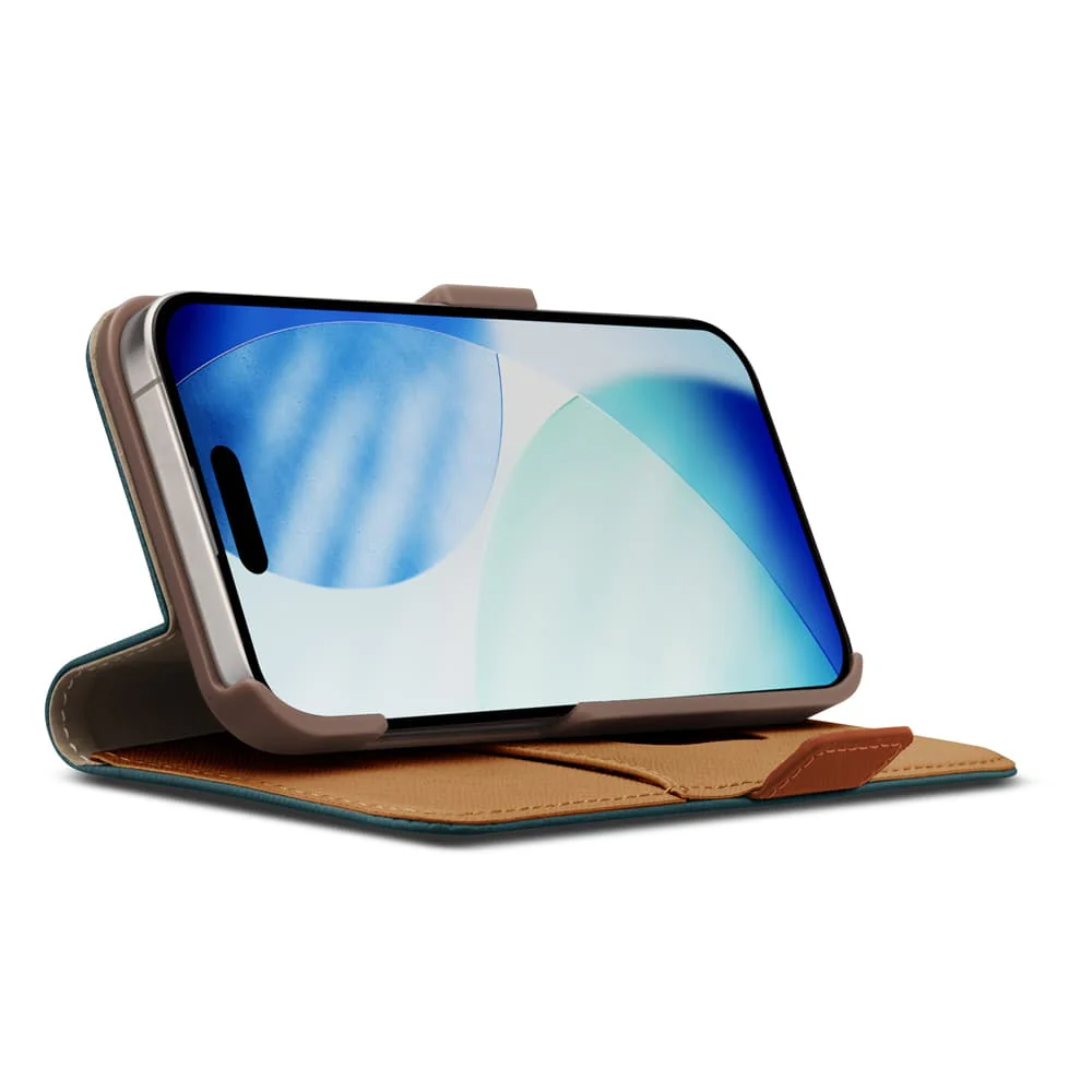 PGA iPhone 17 Pro用 フリップカバー ブルー 80g - Image 6