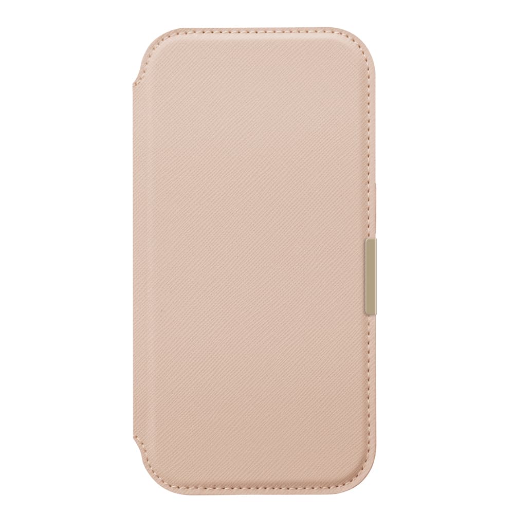 PGA iPhone 17 Pro用 ガラスフリップケース サフィアーノ調/ピンク 65g - Image 3