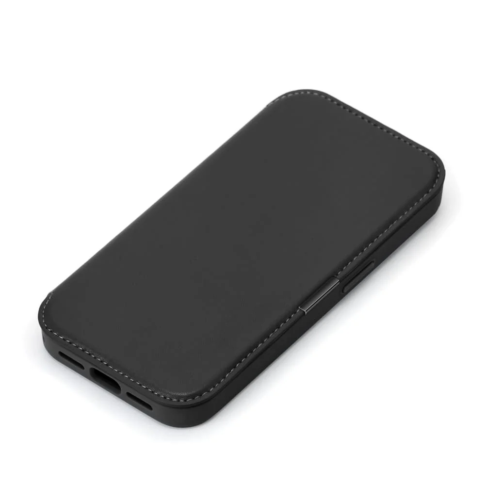PGA iPhone Air用 ガラスフリップケース ブラック 80g
