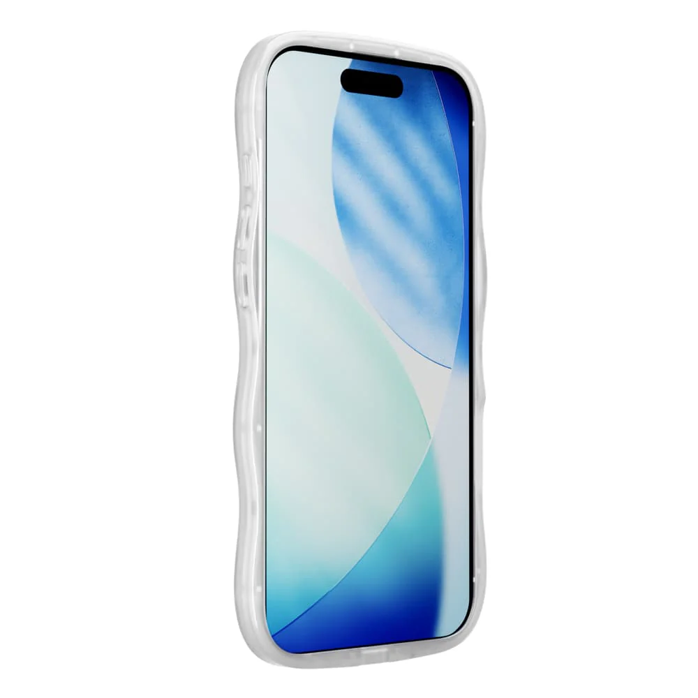 PGA iPhone Air用 ウェーブケース クリア 30g - Image 5