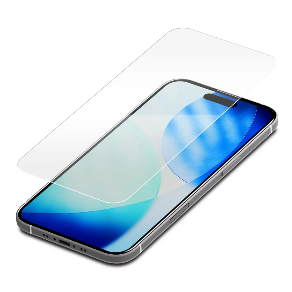 PGA iPhone Air用 液晶全画面保護ガラス 2倍強化／ゴリラガラス 高透明 14g