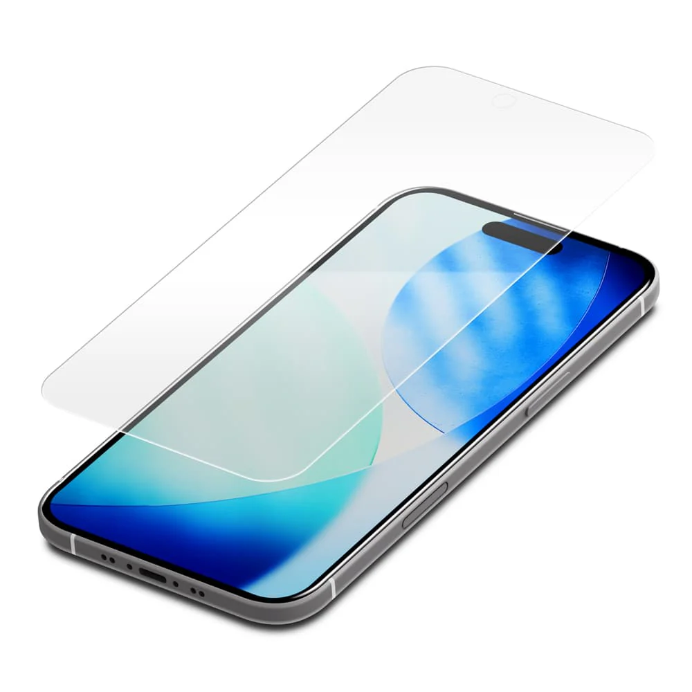 PGA iPhone Air用 液晶全画面保護ガラス ブルーライト低減 14g