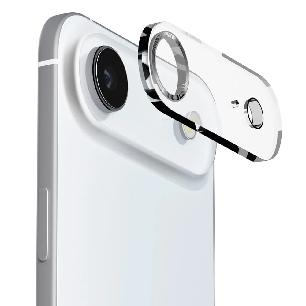 PGA iPhone Air用 カメラフルプロテクター クリア／メタルシルバー 5g