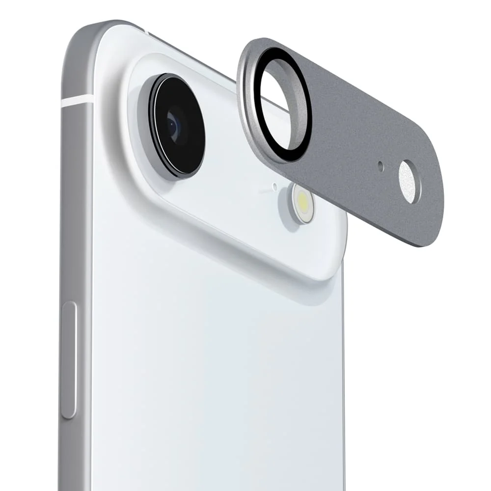 PGA iPhone Air用 カメラフルプロテクター アルミ/シルバー 5g