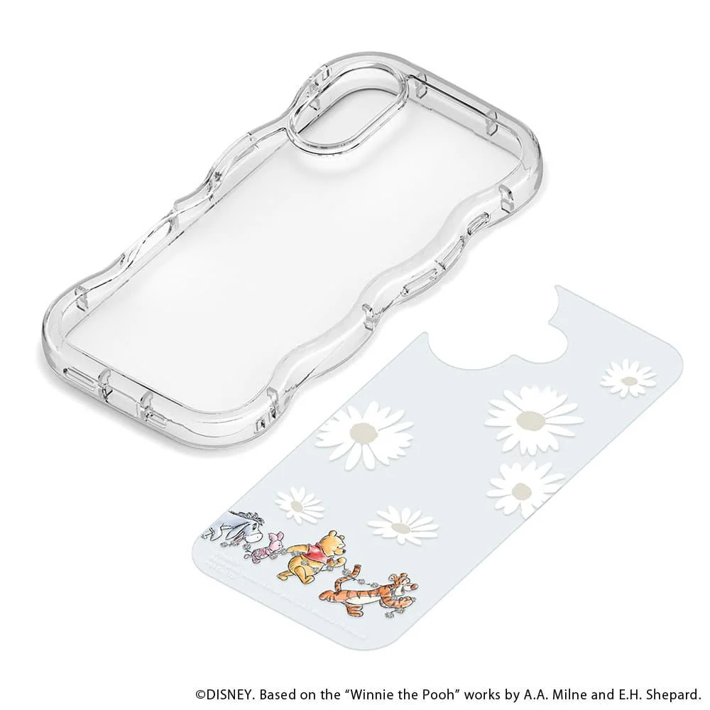 PGA iPhone 17用 ウェーブケース くまのプーさん PG-D25AWH04POO 35g